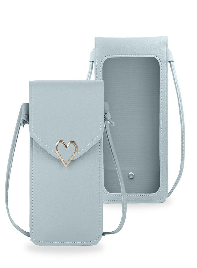 Kraptick Phone Sling Bag for Women - Phone Holder Sling Bag, Phone Crossbody Case, Hands-Free Phone Bag (Blue) - Image 1